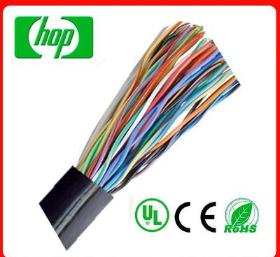 供應(yīng)25對(duì)50芯非屏蔽無氧銅CU電話線 室外高端通信解決方案